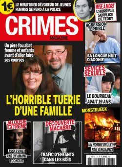 Crimes Magazine – Septembre-Novembre 2023