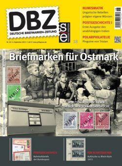 Deutsche Briefmarken-Zeitung – 4 September 2023