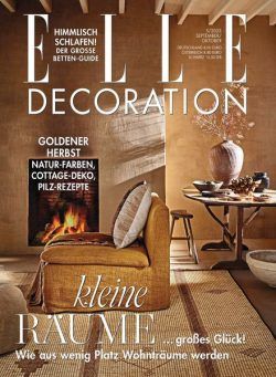 Elle Decoration Germany – September-Oktober 2023