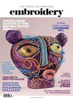 Embroidery Magazine – September-October 2023