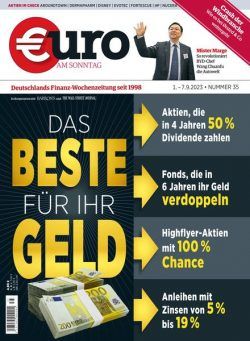 Euro am Sonntag – 1 September 2023