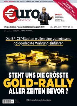 Euro am Sonntag – 18 August 2023