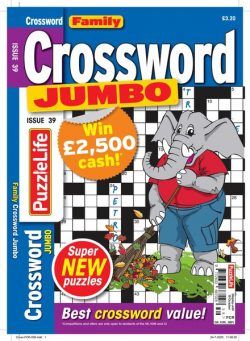 Family Crossword Jumbo – Issue 39 – 21 September 2023