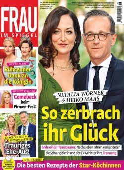 Frau im Spiegel – 30 August 2023