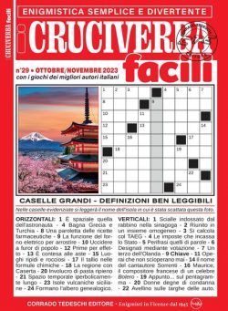 I Cruciverba Facili – Ottobre-Novembre 2023