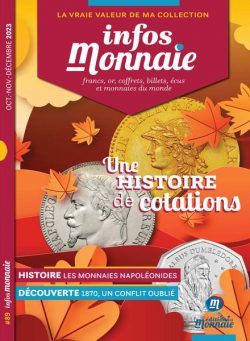 Infos Monnaie – Octobre-Decembre 2023