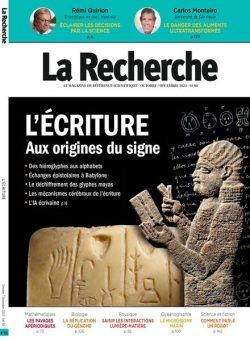 La Recherche – Octobre-Decembre 2023