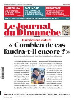 Le Journal du dimanche – 17 Septembre 2023