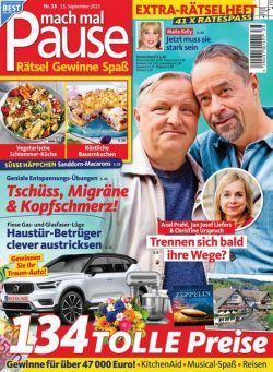 Mach mal Pause – 13 September 2023