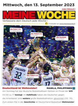 Meine Woche – 13 September 2023