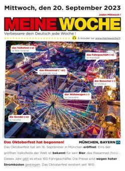 Meine Woche – 20 September 2023