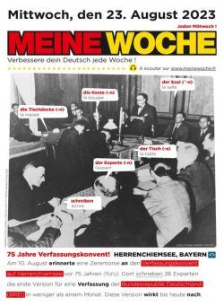 Meine Woche – 23 August 2023