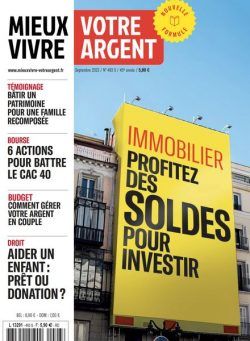 Mieux Vivre Votre Argent – Septembre 2023