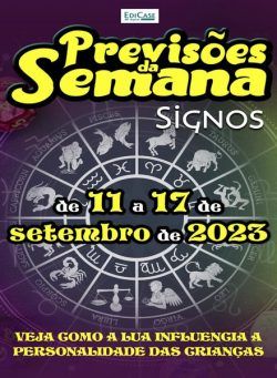 Previsoes da Semana – 11 Setembro 2023