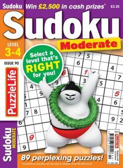 PuzzleLife Sudoku Moderate – Issue 90 – September 2023