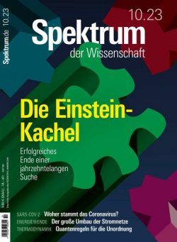 Spektrum der Wissenschaft – Oktober 2023