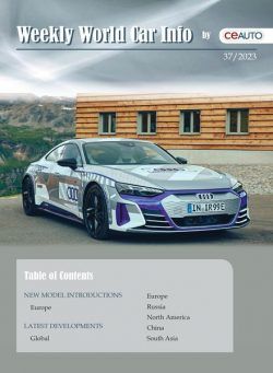 Weekly World Car Info – Issue 37 2023