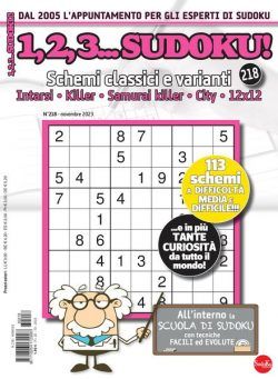 123 Sudoku – Novembre 2023