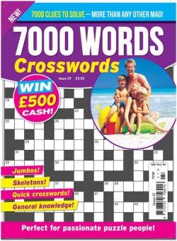 7000 Words Crosswords – Issue 27 – October 2023