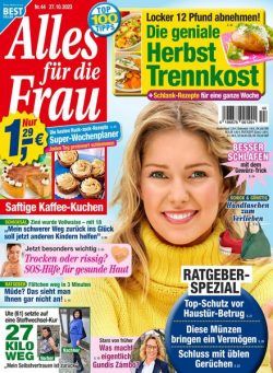 Alles fur die Frau – 27 Oktober 2023