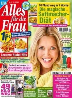 Alles fur die Frau – 6 Oktober 2023