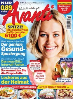 Avanti – 20 September 2023