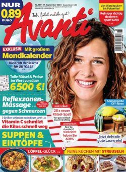 Avanti – 27 September 2023