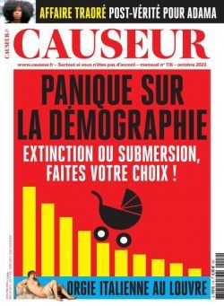 Causeur – Octobre 2023