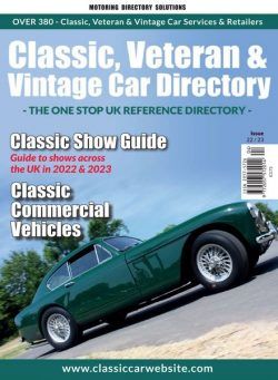 Classic Veteran & Vintage Car Directory – 2022-2023