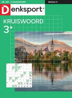 Denksport Kruiswoord 3 – 6 Oktober 2023