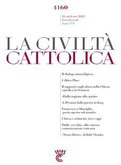 La Civilta Cattolica – 21 Ottobre 2023