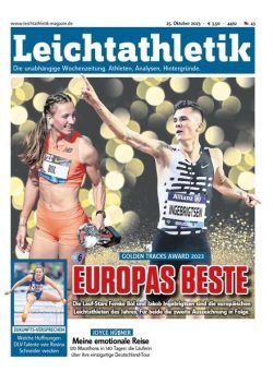 Leichtathletik – 25 Oktober 2023