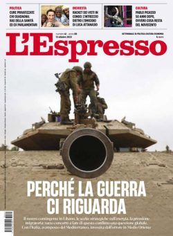 l’Espresso – 13 Ottobre 2023