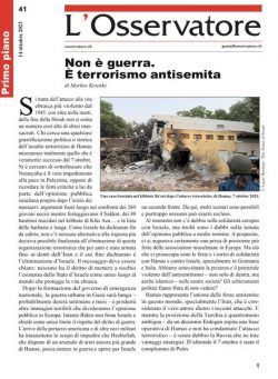 L’Osservatore – 14 Ottobre 2023