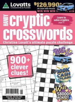 Lovatts Handy Cryptic – Issue 105 – November-December 2023