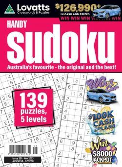 Lovatts Handy Sudoku – Issue 231 – November 2023