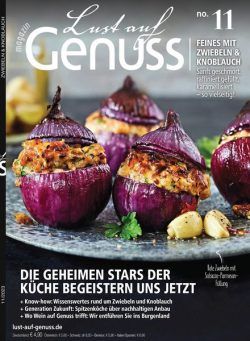 Lust auf Genuss – November 2023