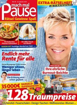 Mach mal Pause – 18 Oktober 2023