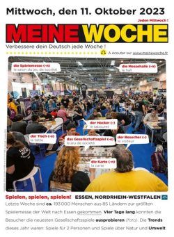 Meine Woche – 11 Oktober 2023