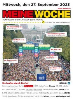 Meine Woche – 27 September 2023