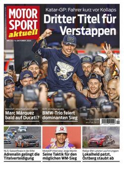 Motorsport aktuell – 10 Oktober 2023