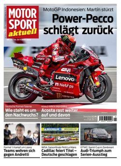 Motorsport aktuell – 18 Oktober 2023