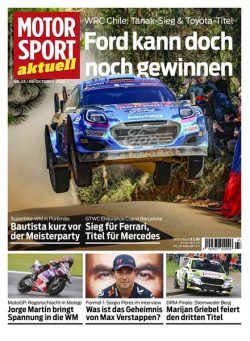 Motorsport aktuell – 4 Oktober 2023