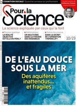 Pour la Science – Octobre 2023