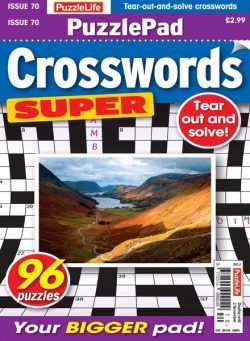 PuzzleLife PuzzlePad Crosswords Super – Issue 70 – October 2023