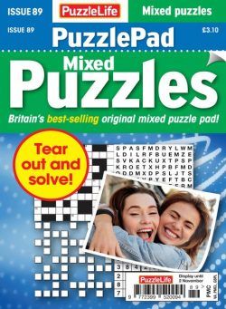 PuzzleLife PuzzlePad Puzzles – Issue 89 – October 2023