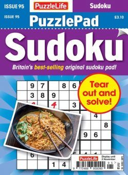 PuzzleLife PuzzlePad Sudoku – Issue 95 – October 2023