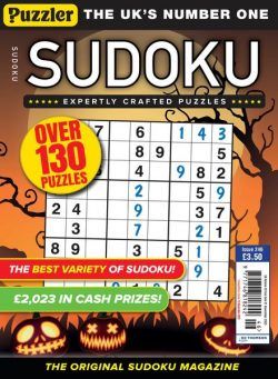 Puzzler Sudoku – Issue 246 – October 2023