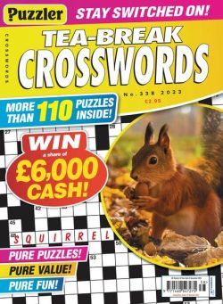 Puzzler Tea-Break Crosswords – Issue 338 – 10 October 2023