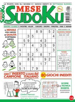 Settimana Sudoku Mese – Ottobre 2023